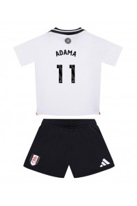 Fulham Adama Traore #11 Babytruitje Thuis tenue Kind 2024-25 Korte Mouw (+ Korte broeken)